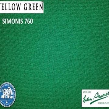 Сукно Iwan Simonis 760 Yellow Green (Бельгия)